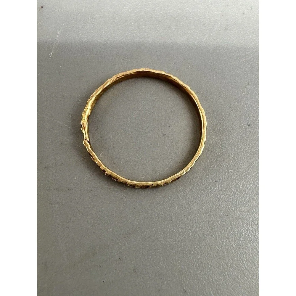 1946 Legget Dept Store Baby Birth Luck W Gold Ring 4 Leaf Clover